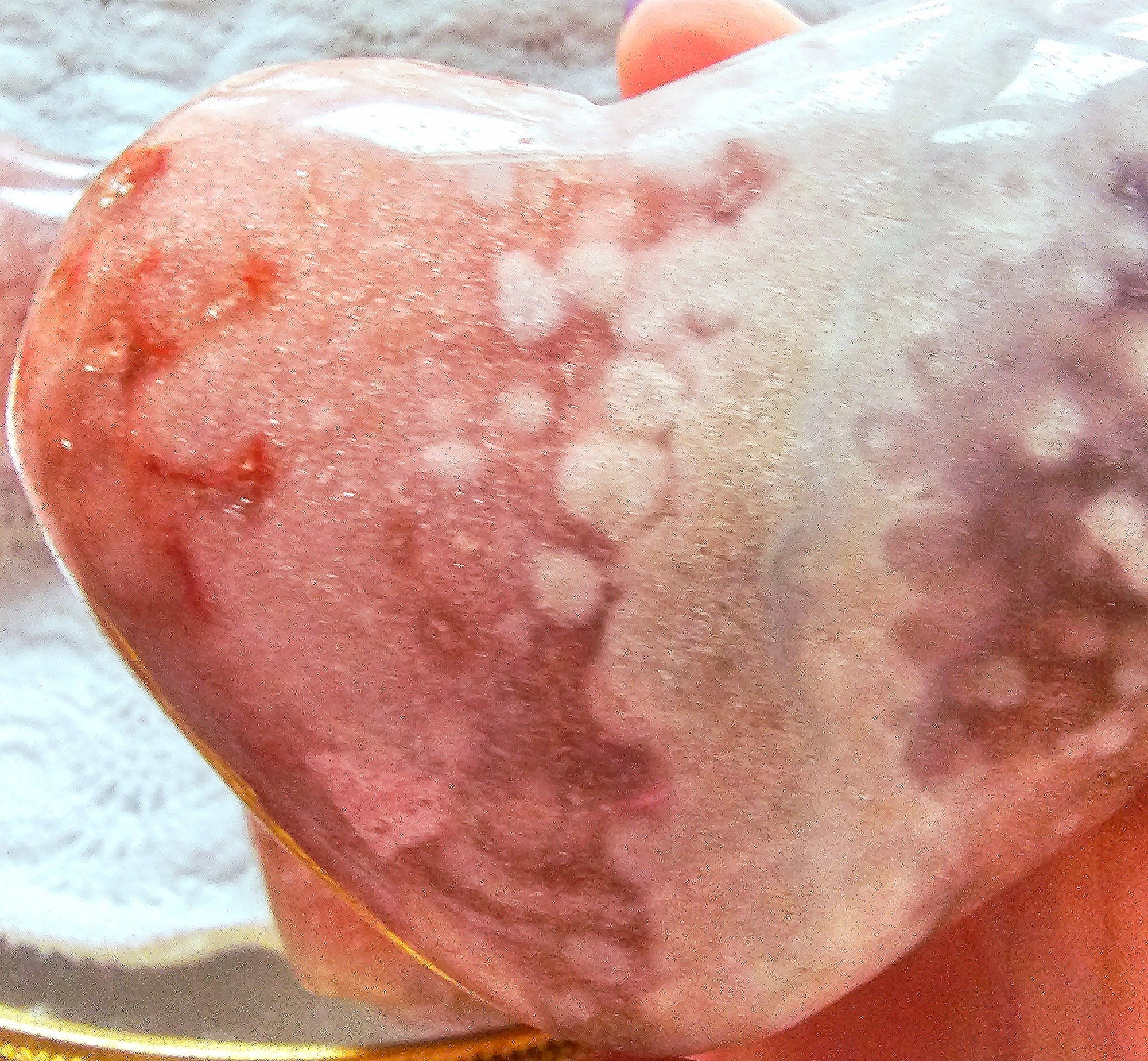 Brazilian Amethyst Druzy Heart, Pink Amethyst Druzy Hearts, Crystal Heart,Gift