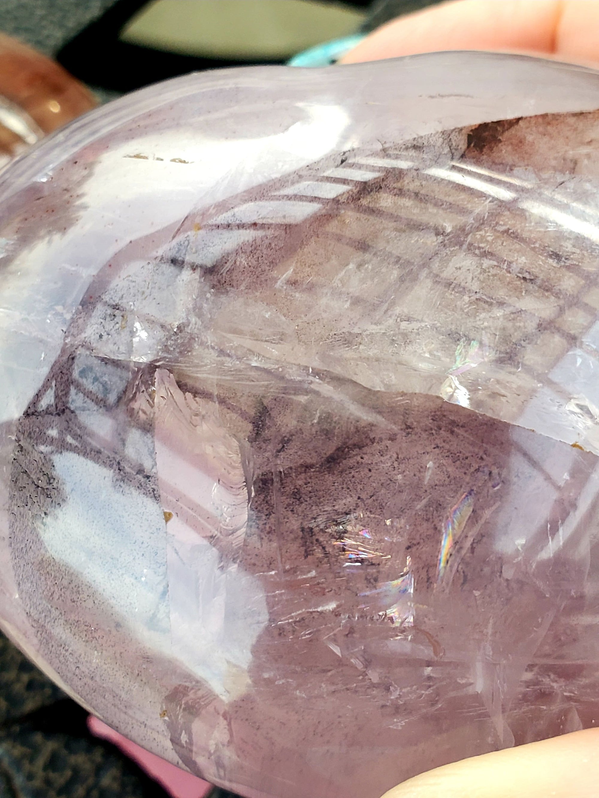 Fire Quartz Crystal Heart, Crystal Heart, Crystals, gift