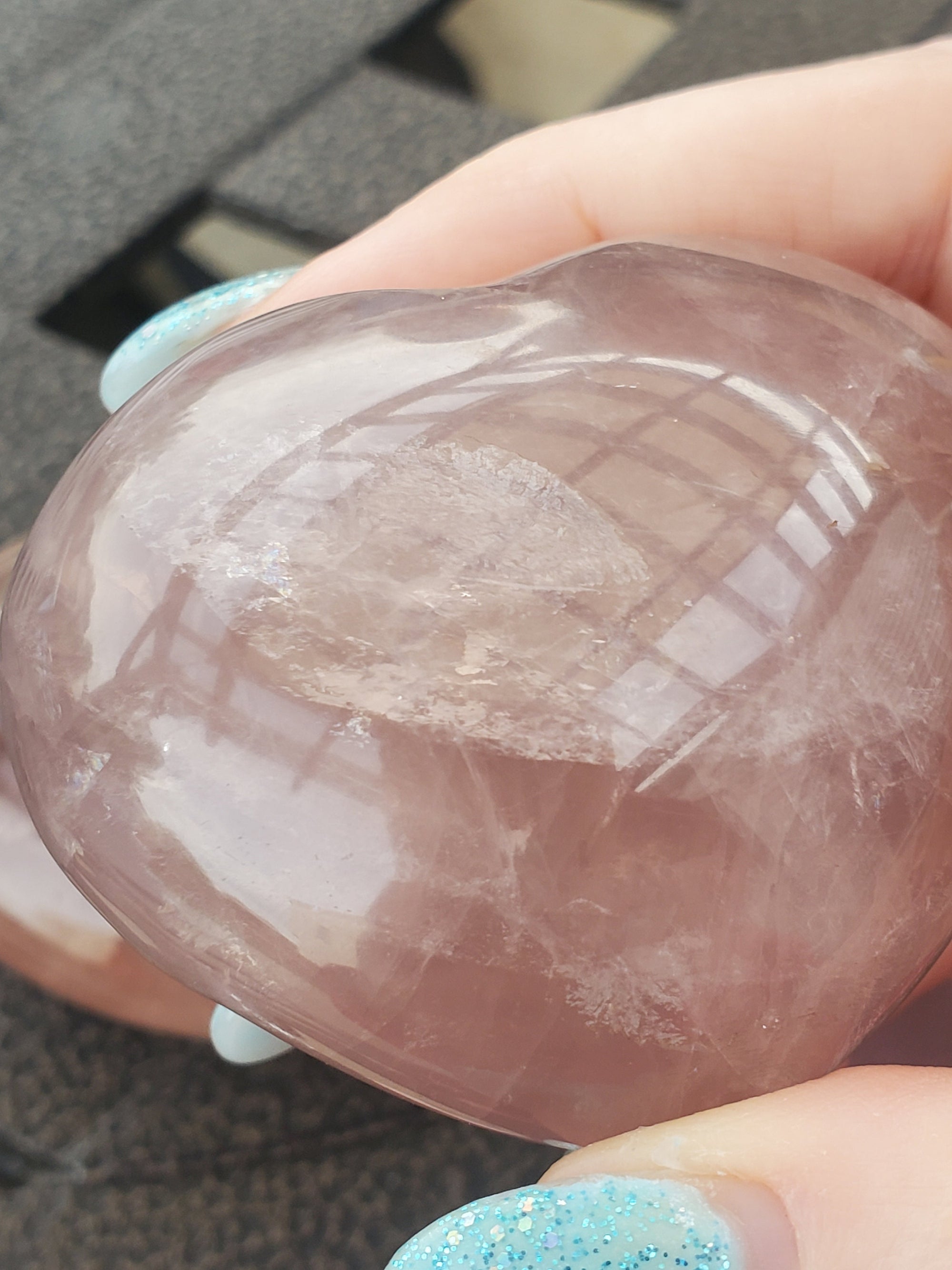 Fire Quartz Crystal Heart, Crystal Heart, Crystals, gift