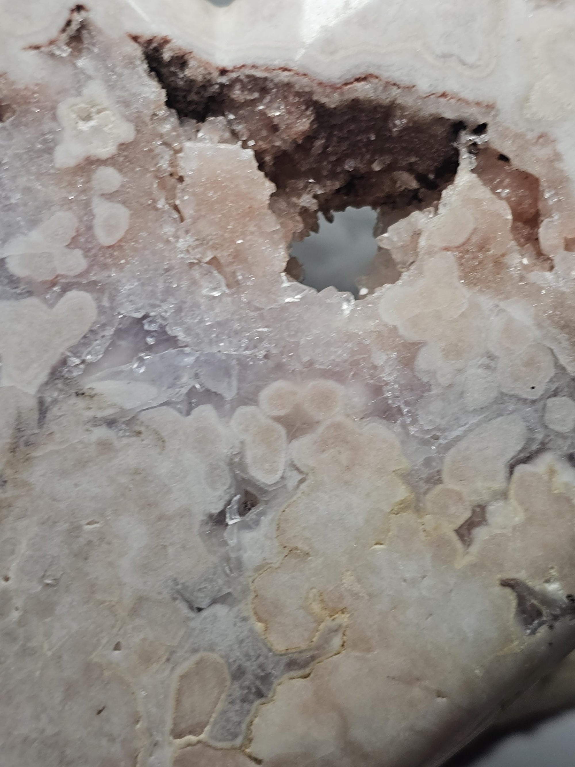 Brazilian Amethyst Druzy Heart, Pink Amethyst Druzy Hearts, Crystal Heart,Gift