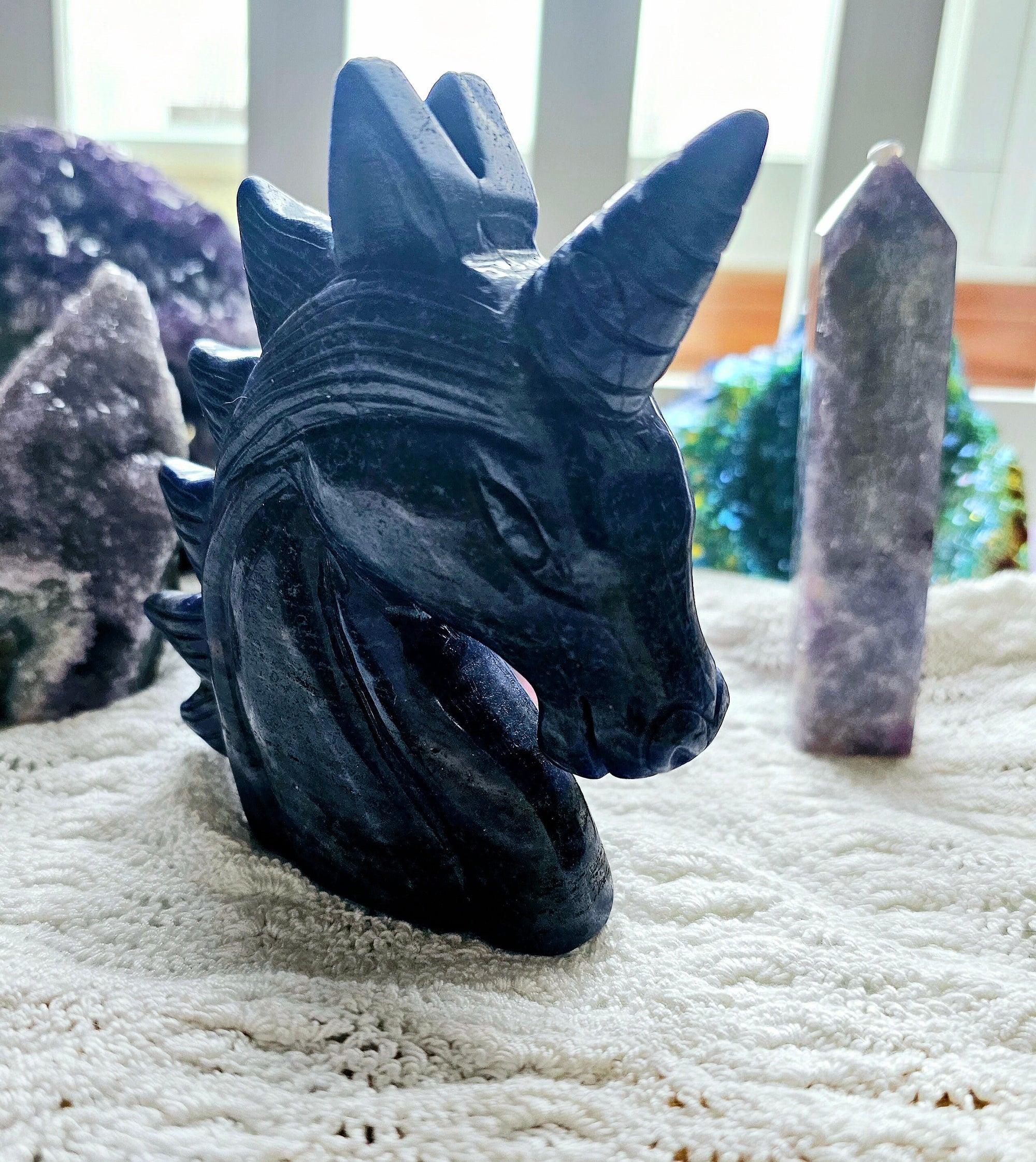 Sodalite Unicorn, Crystal Unicorn, Sodalite, Healing Stone, Crystal, Home Decor