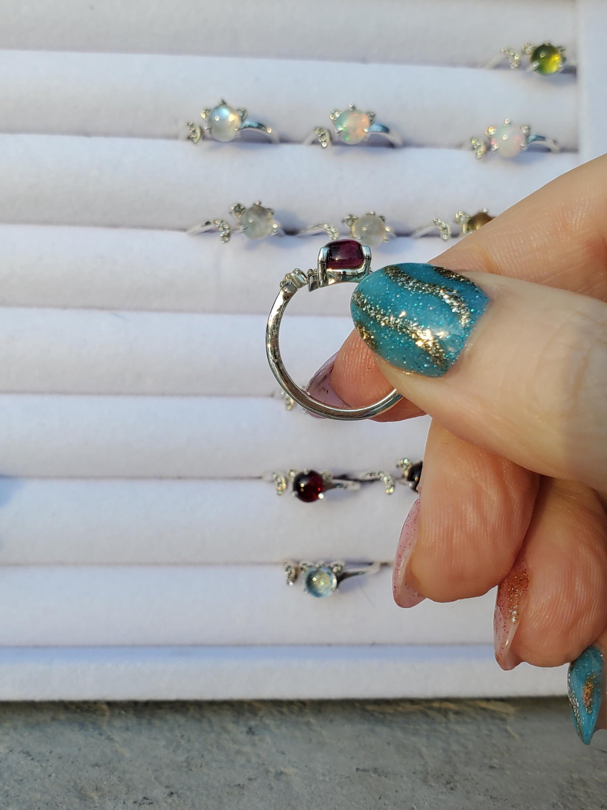 Cat Rings, Crystal Ring, Crystal Cat Ring, Cat