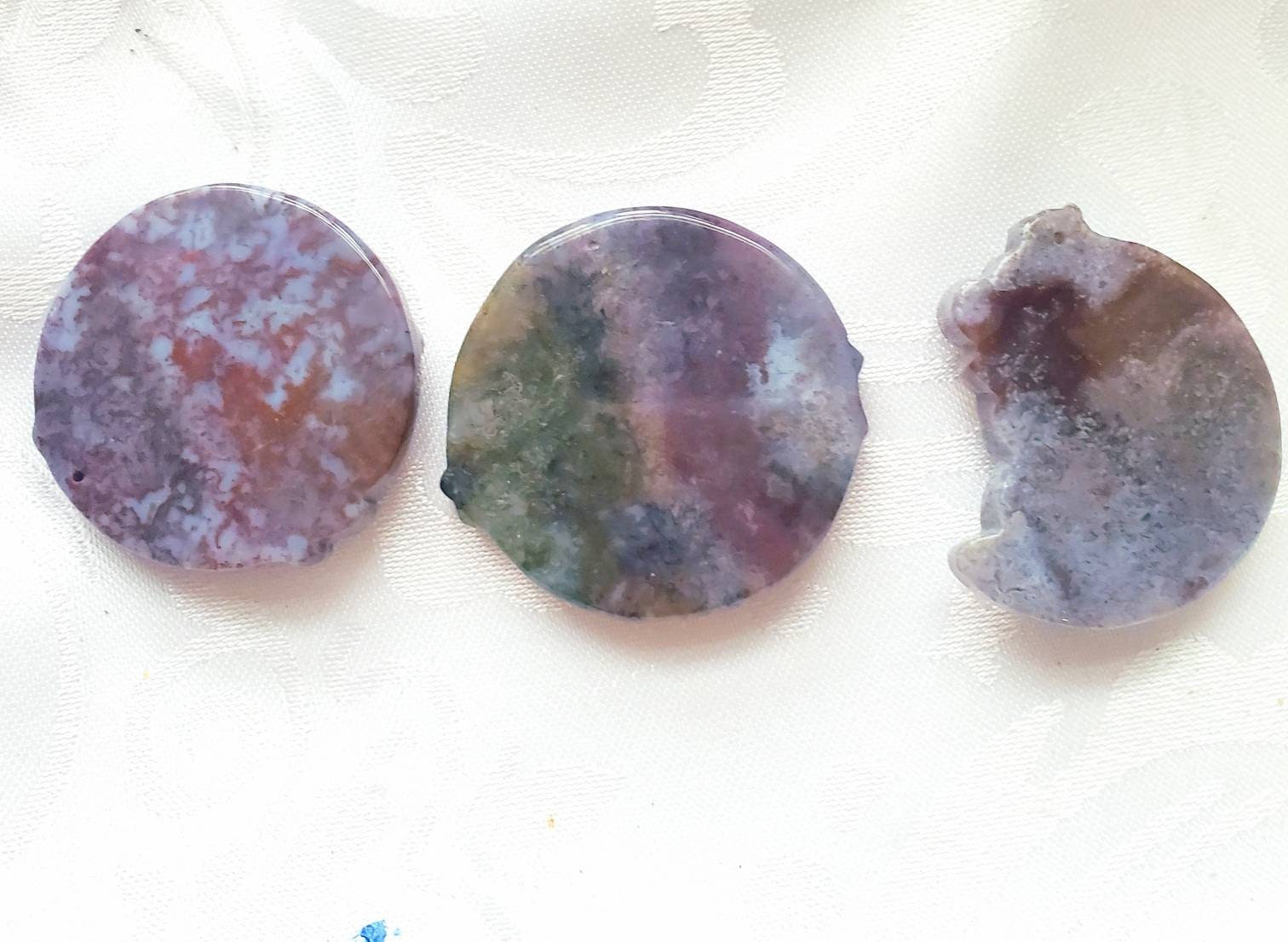 Bunny, Bear or Cat Ocean Jasper Crystal, Gift for Her, Crystal Jewelry, Pendant