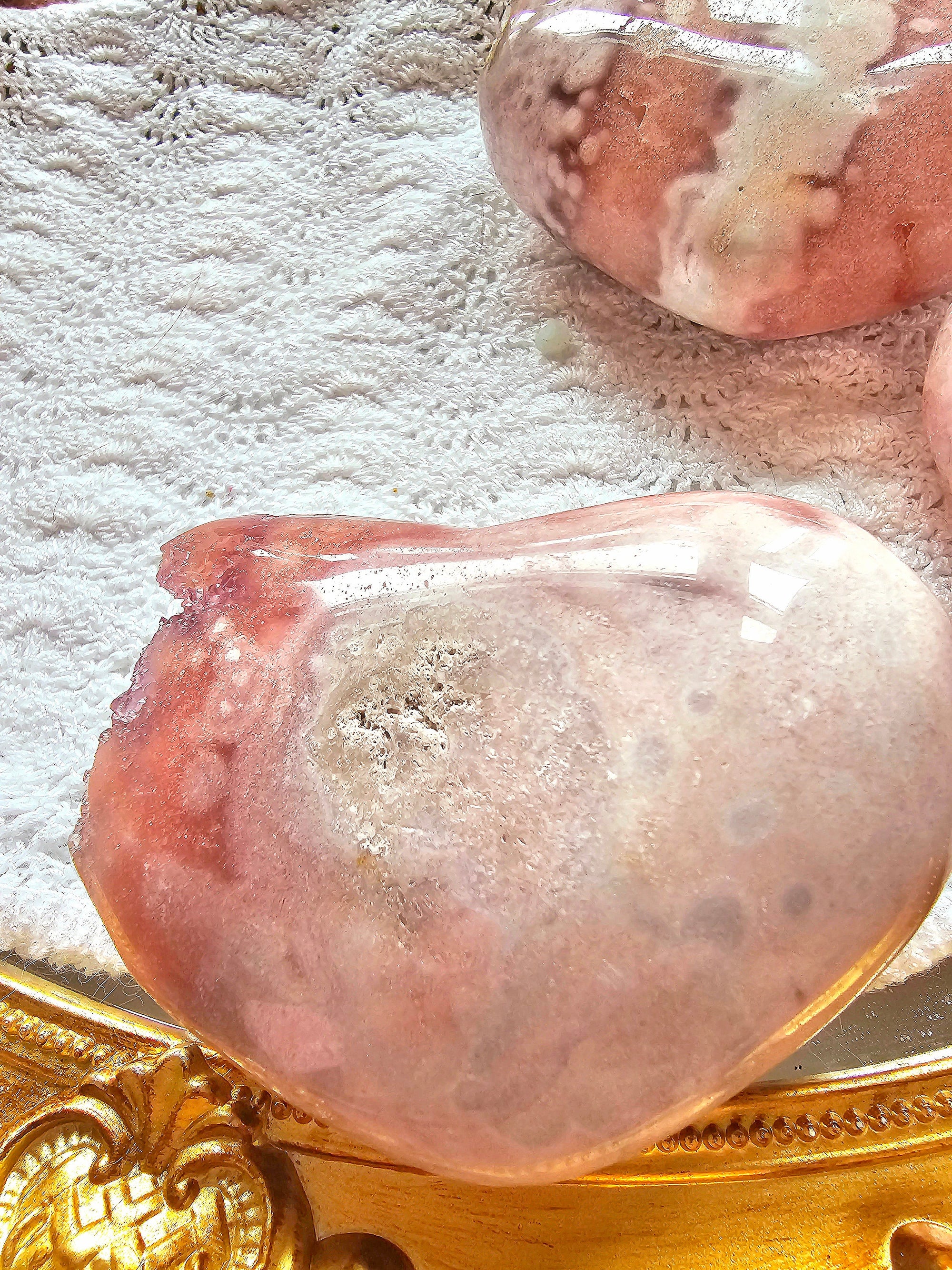 Brazilian Amethyst Druzy Heart, Pink Amethyst Druzy Hearts, Crystal Heart,Gift