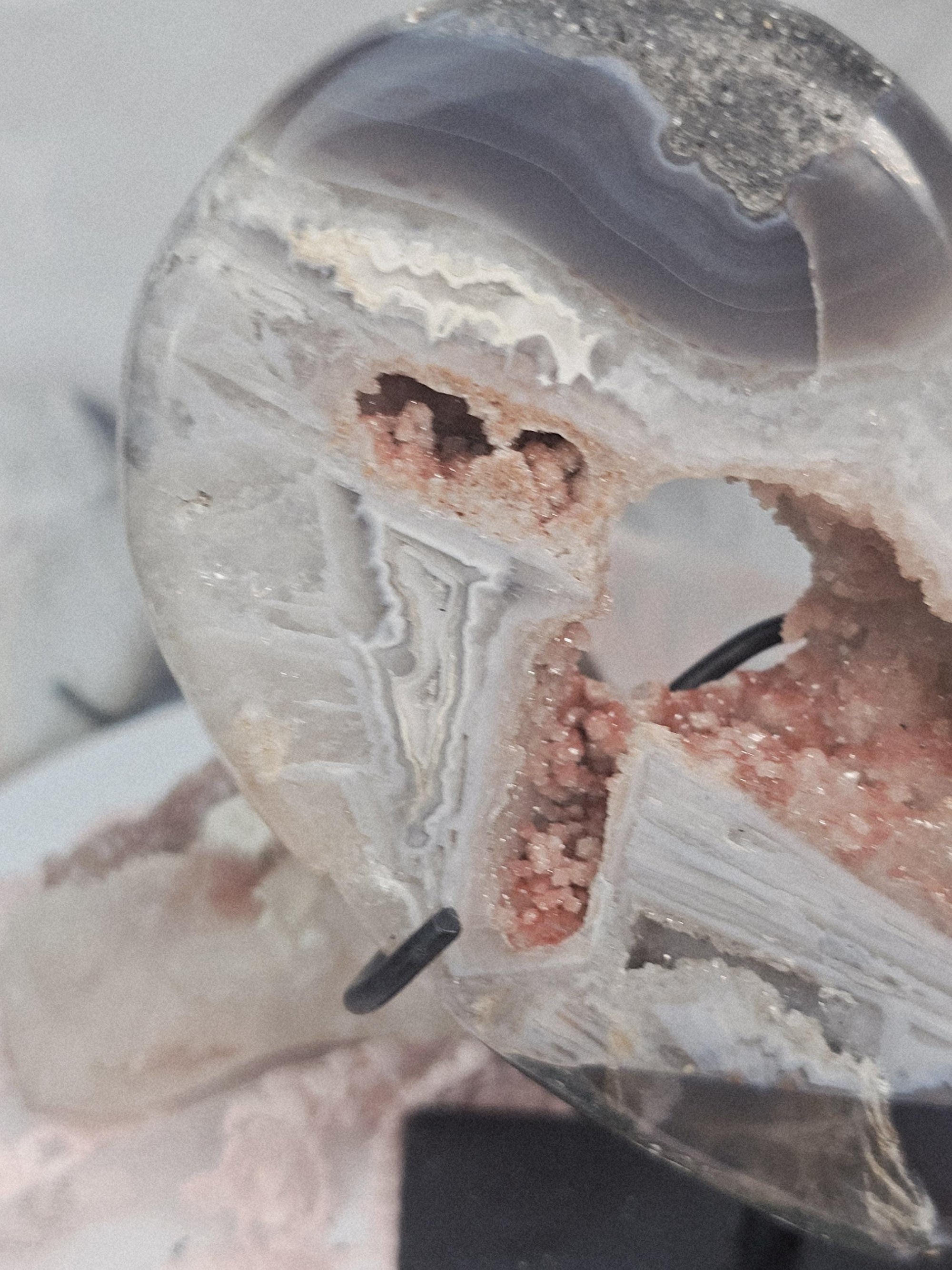 Brazilian Amethyst Druzy Heart, Pink Amethyst Druzy Hearts, Crystal Heart,Gift