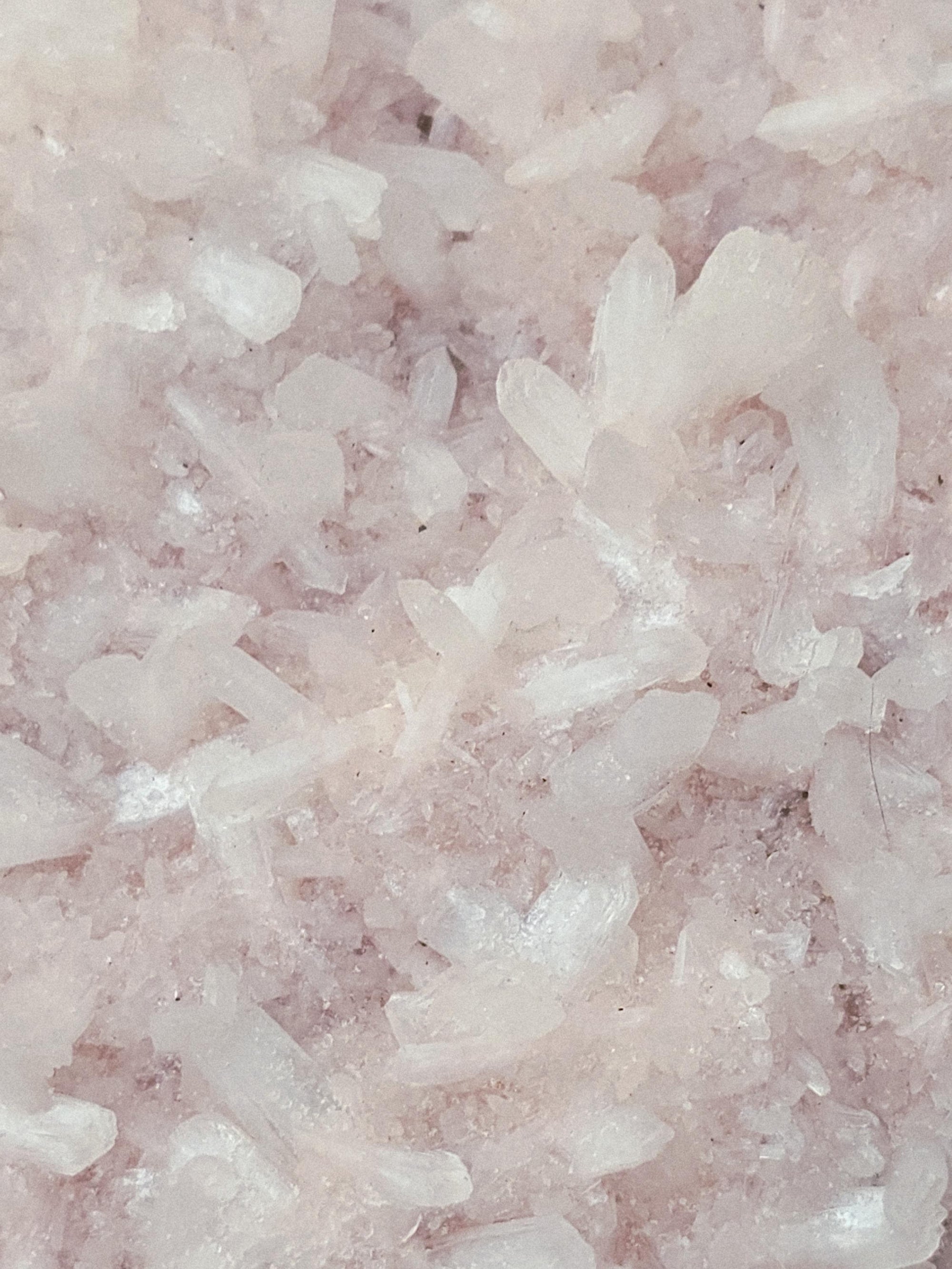 RARE Pink Sugar Apophyllite with Stillbite from India , Apophyllite, Crystal, Crystal