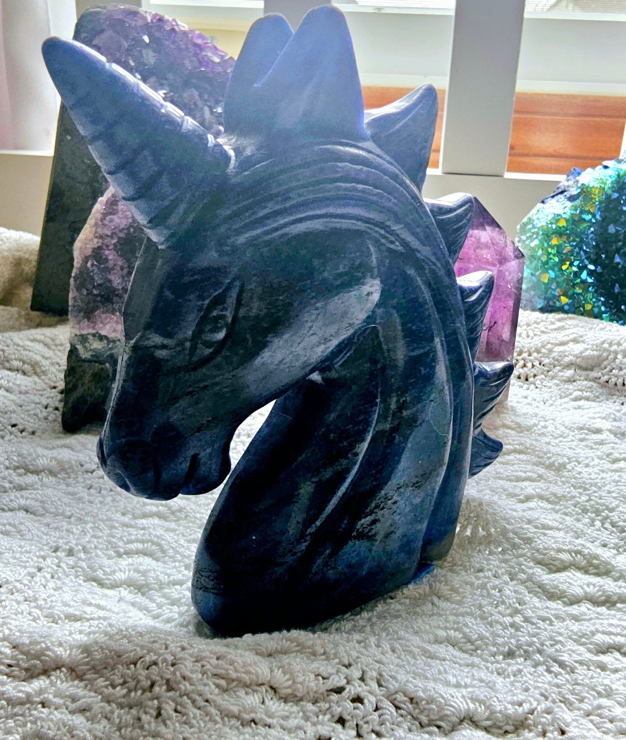 Sodalite Unicorn, Crystal Unicorn, Sodalite, Healing Stone, Crystal, Home Decor