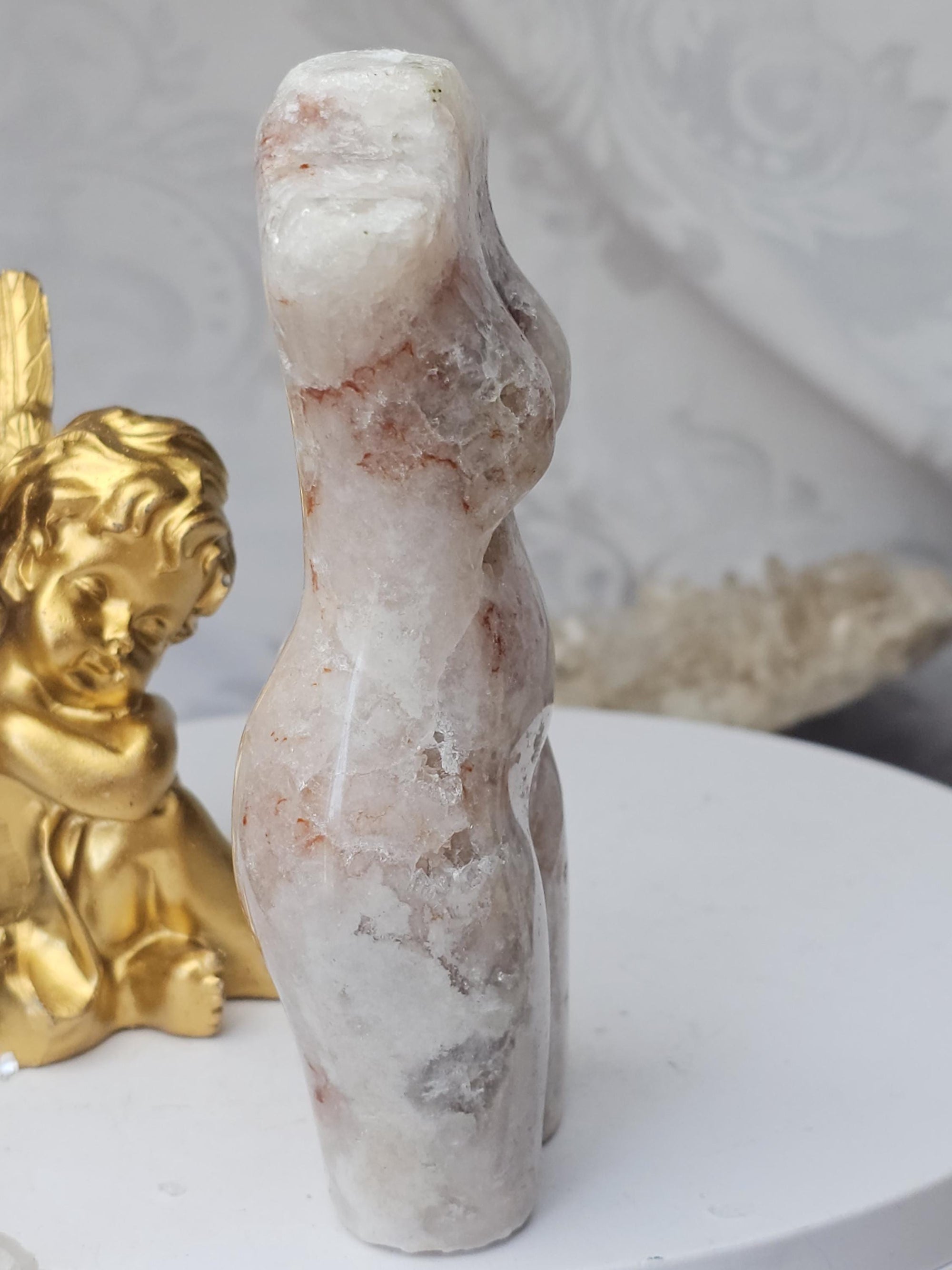 LG Pink Amethyst Goddess Body, Goddess Body, Gift, Statement Piece