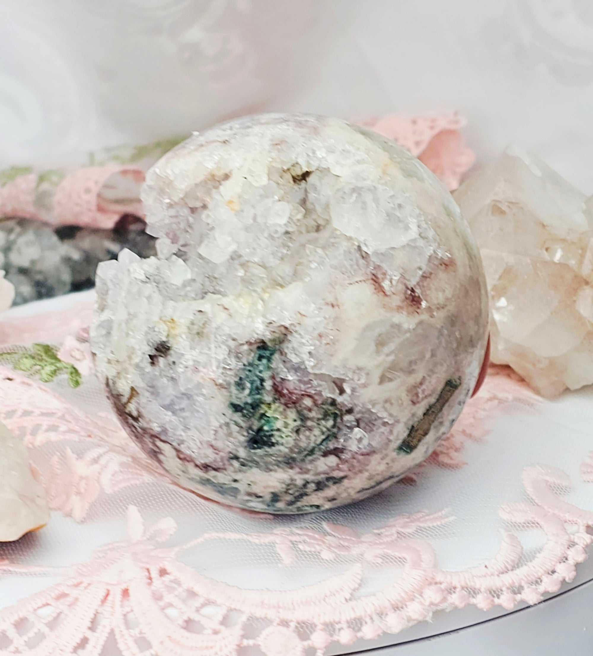 Pink Amethyst Sphere