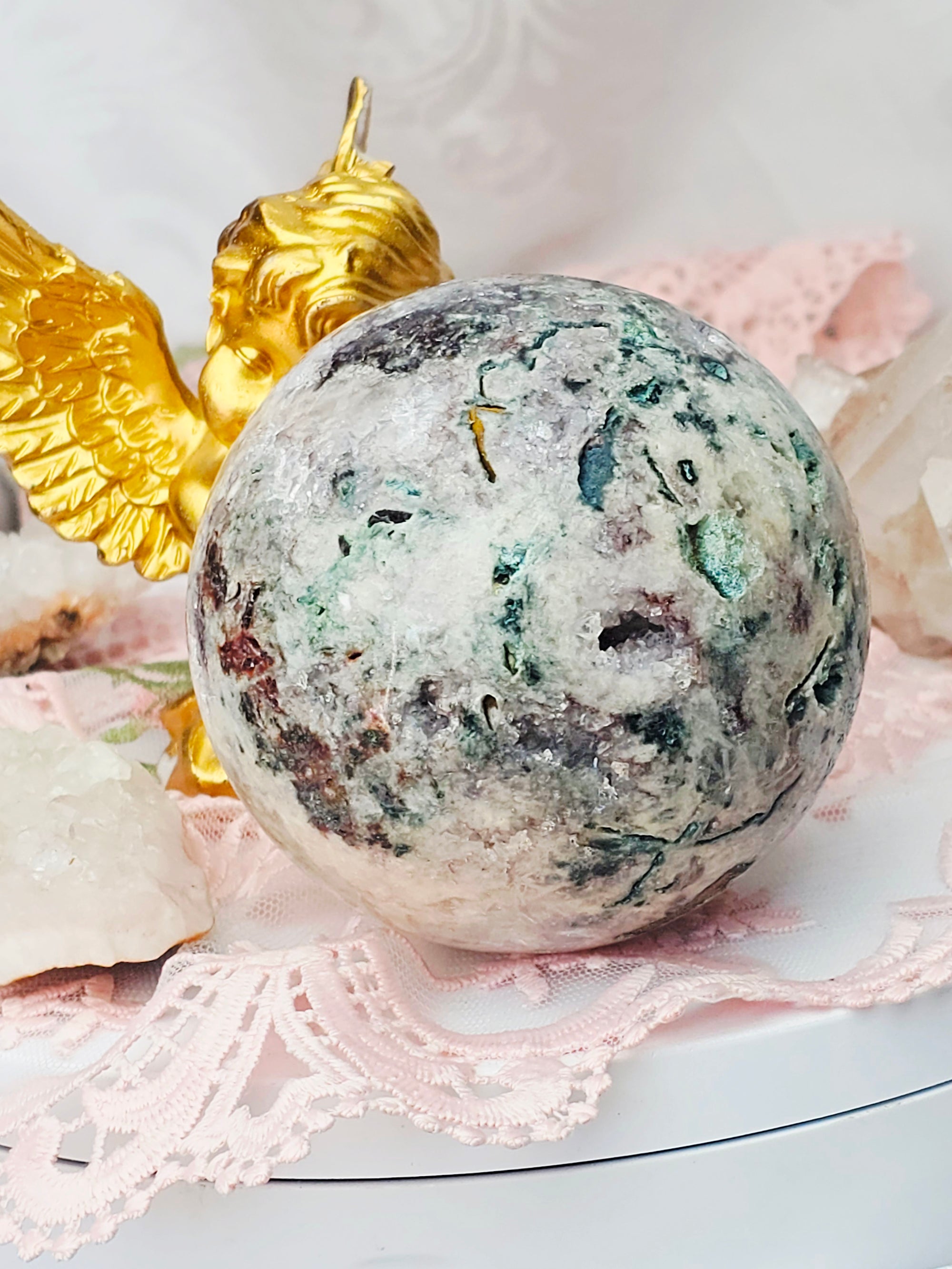 Pink Amethyst Sphere
