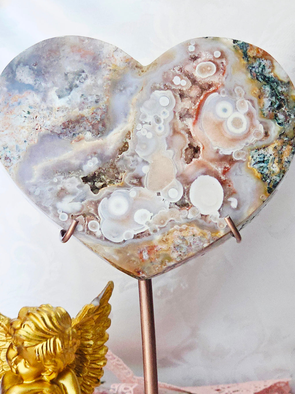 Brazilian Amethyst Druzy Heart, Pink Amethyst Druzy Hearts, Red Pink Amethyst, Crystal Heart,Gift