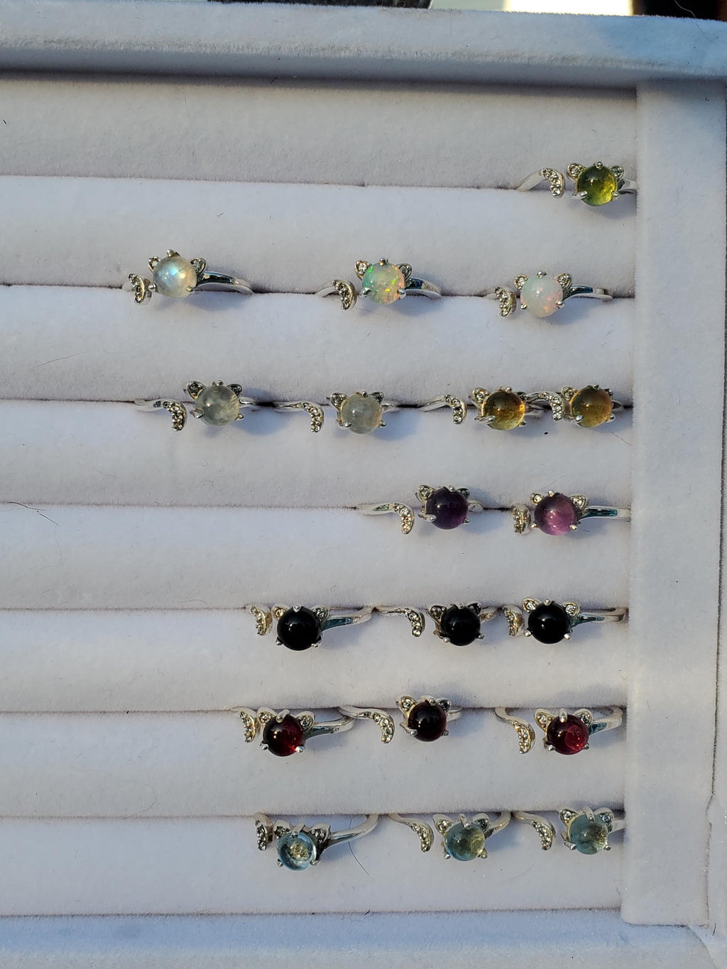 Cat Rings, Crystal Ring, Crystal Cat Ring, Cat