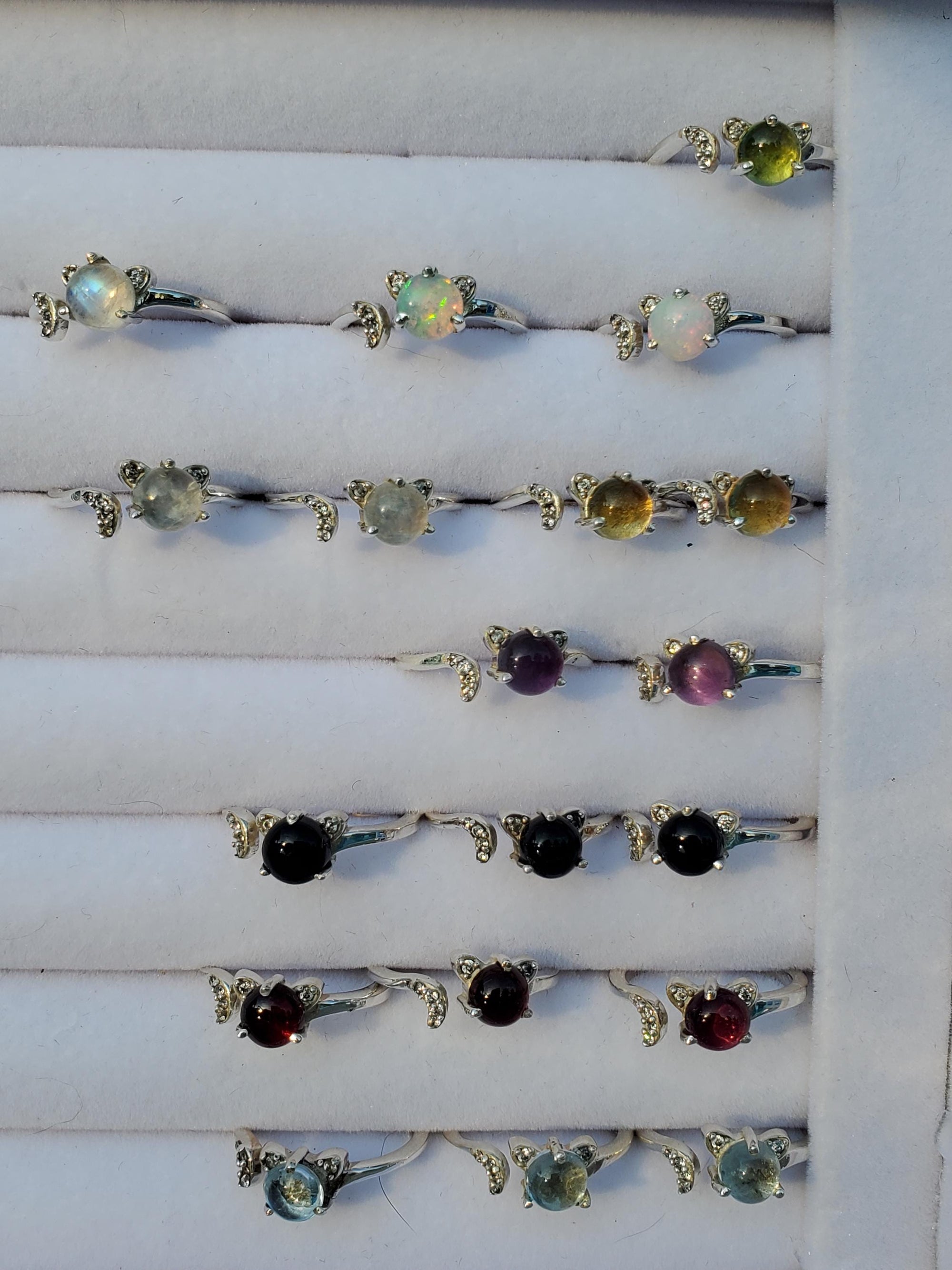 Cat Rings, Crystal Ring, Crystal Cat Ring, Cat