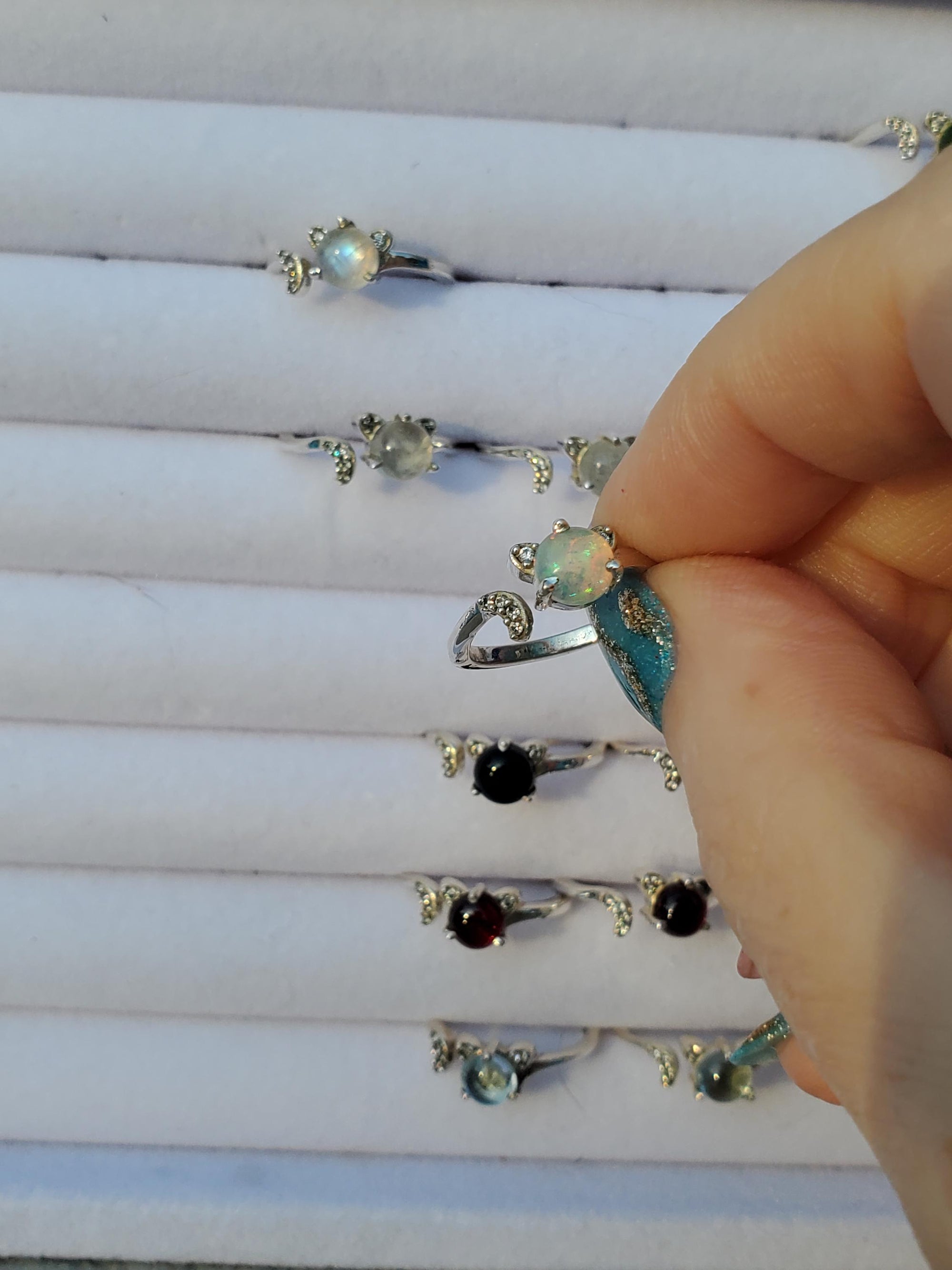 Cat Rings, Crystal Ring, Crystal Cat Ring, Cat