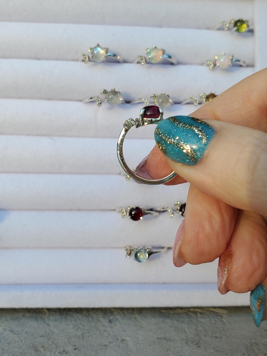Cat Rings, Crystal Ring, Crystal Cat Ring, Cat