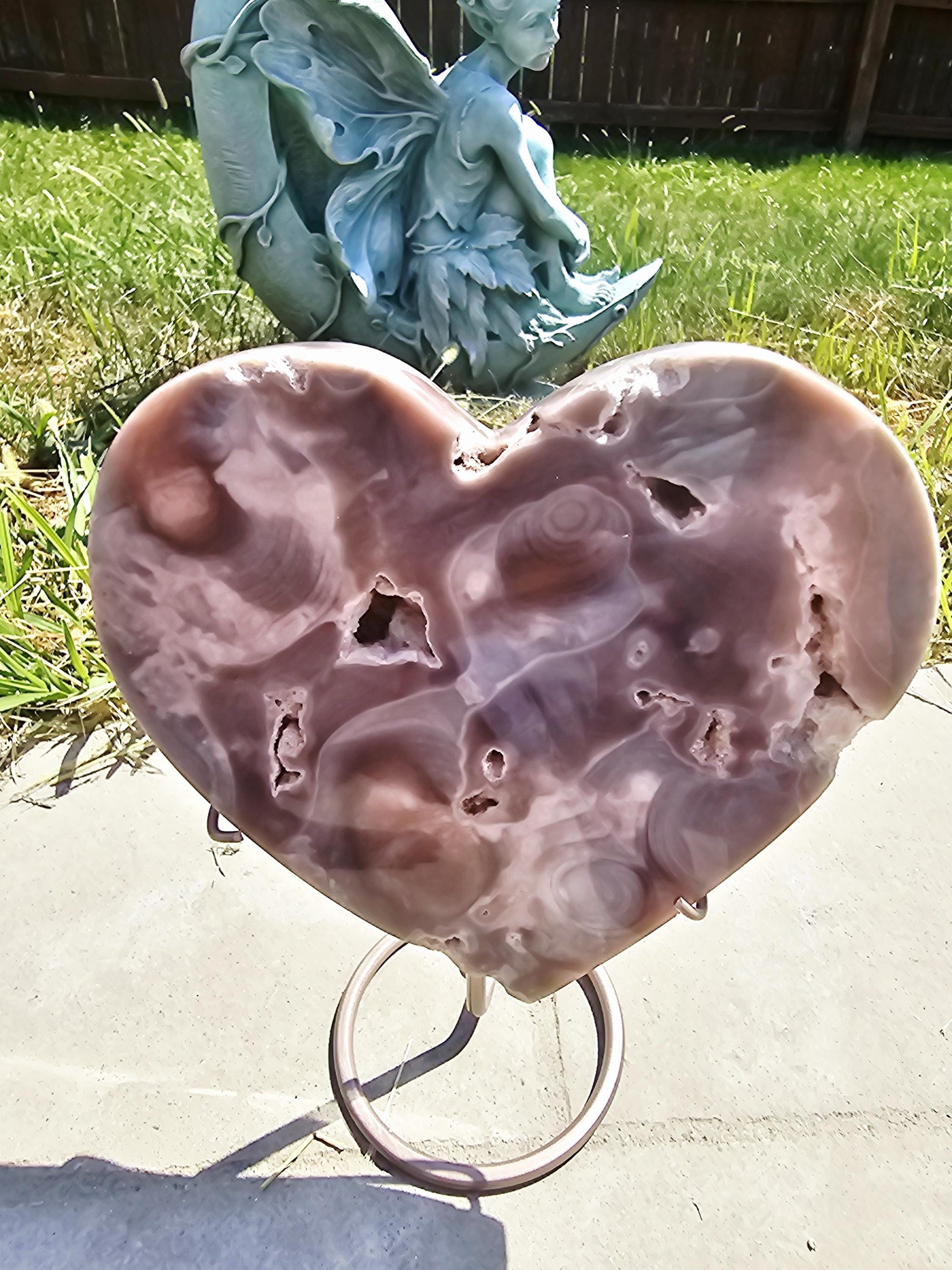 Brazilian Amethyst Druzy Heart, Pink Amethyst Druzy Hearts, Red Pink Amethyst, Crystal Heart,Gift
